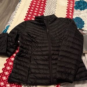 Women's Black Quilted Jacket